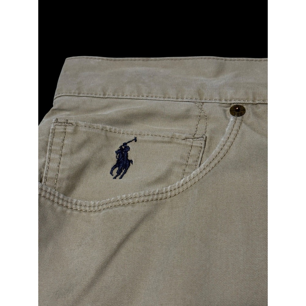 Polo Ralph Lauren Authentic Dungarees Pants Mens Straight Khakis Pony Logo 38x30 - Picture 7 of 16